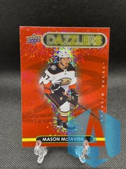 2021-22 Upper Deck Red Dazzlers #DZ-51 Mason McTavish Anaheim Ducks Rookie